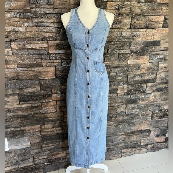 SOLD ‼️‼️Rampage Light Blue Denim Dress - Picture 1 of 15